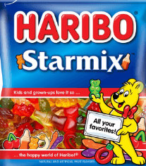 HARIBO Starmix 25.6 oz. Stand Up Bag - Royal Wholesale