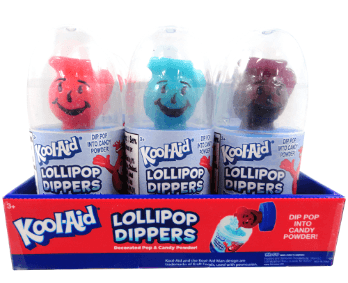 Kool-Aid Lollipop Dippers .84oz. 12ct - Royal Wholesale