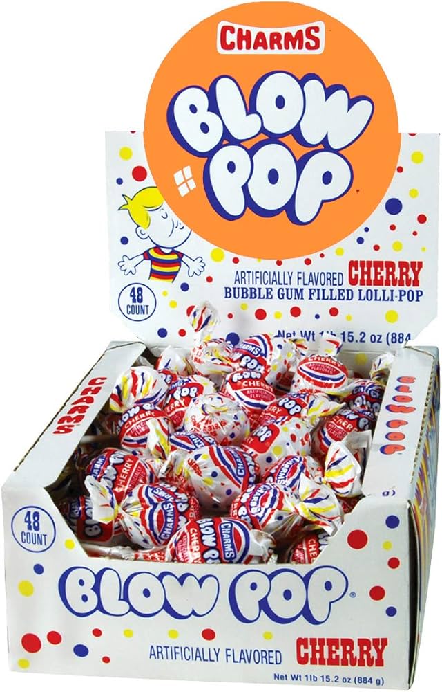 Charms Cherry Blow Pop 48ct