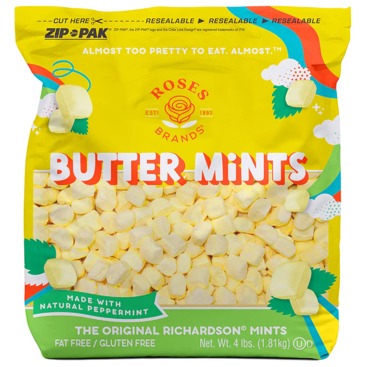 Roses Yellow Buttermints 4lb