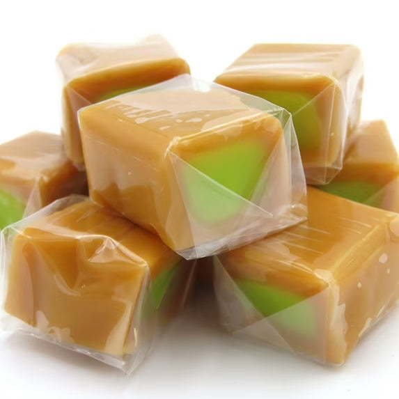 Vanilla Caramels Apple Filled Wrapped 5lb
