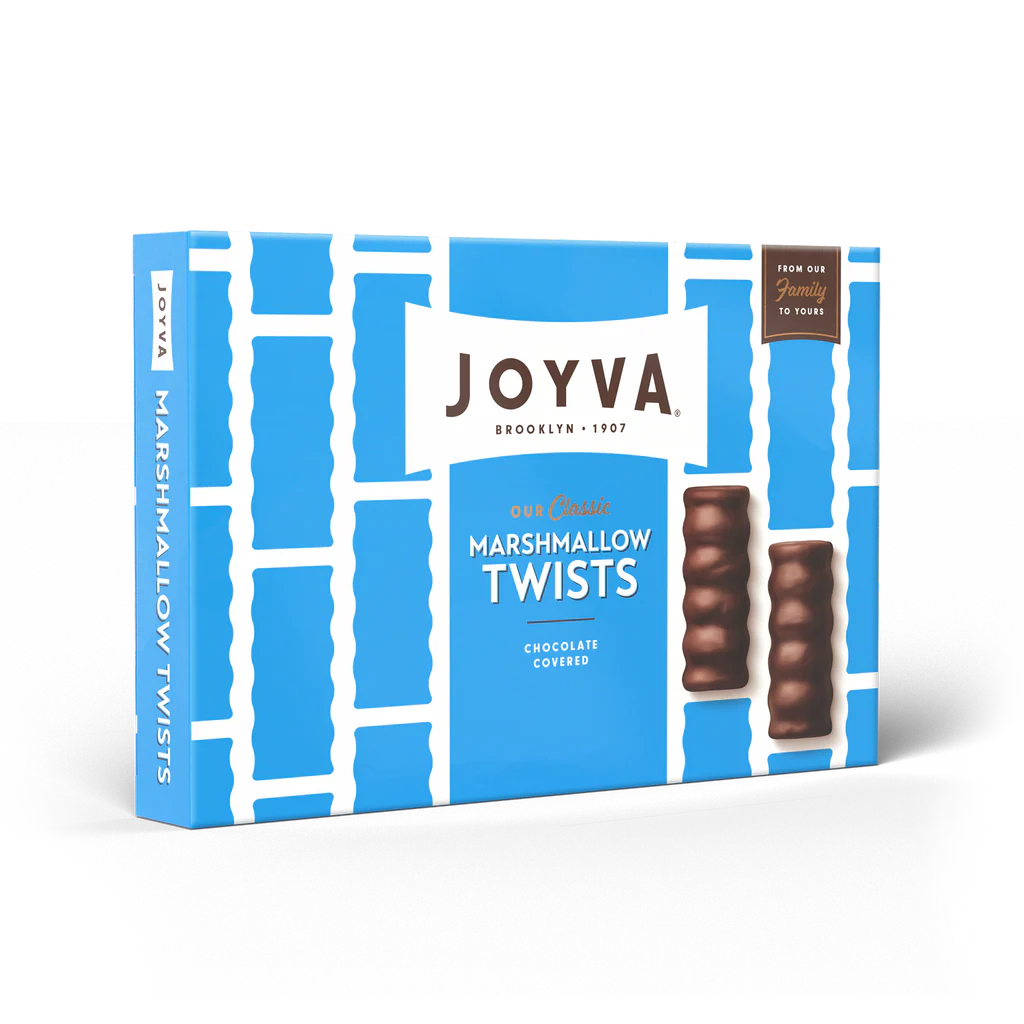 Joyva Dark Chocolate Covered Marshmallow Twists 5lb