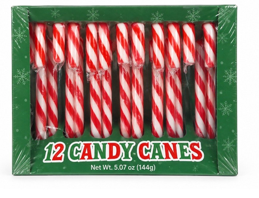 Party Works Candy Canes 12 count box