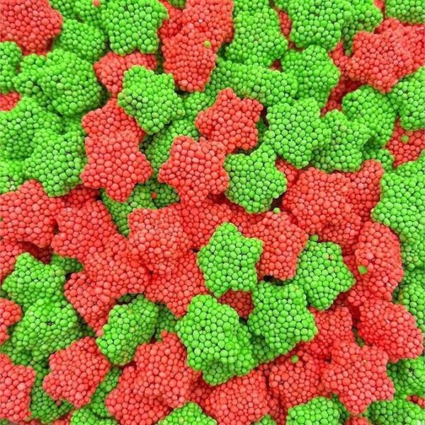 Cosmo Star Sour Green Apple & Pink Strawberry 5lb Bulk