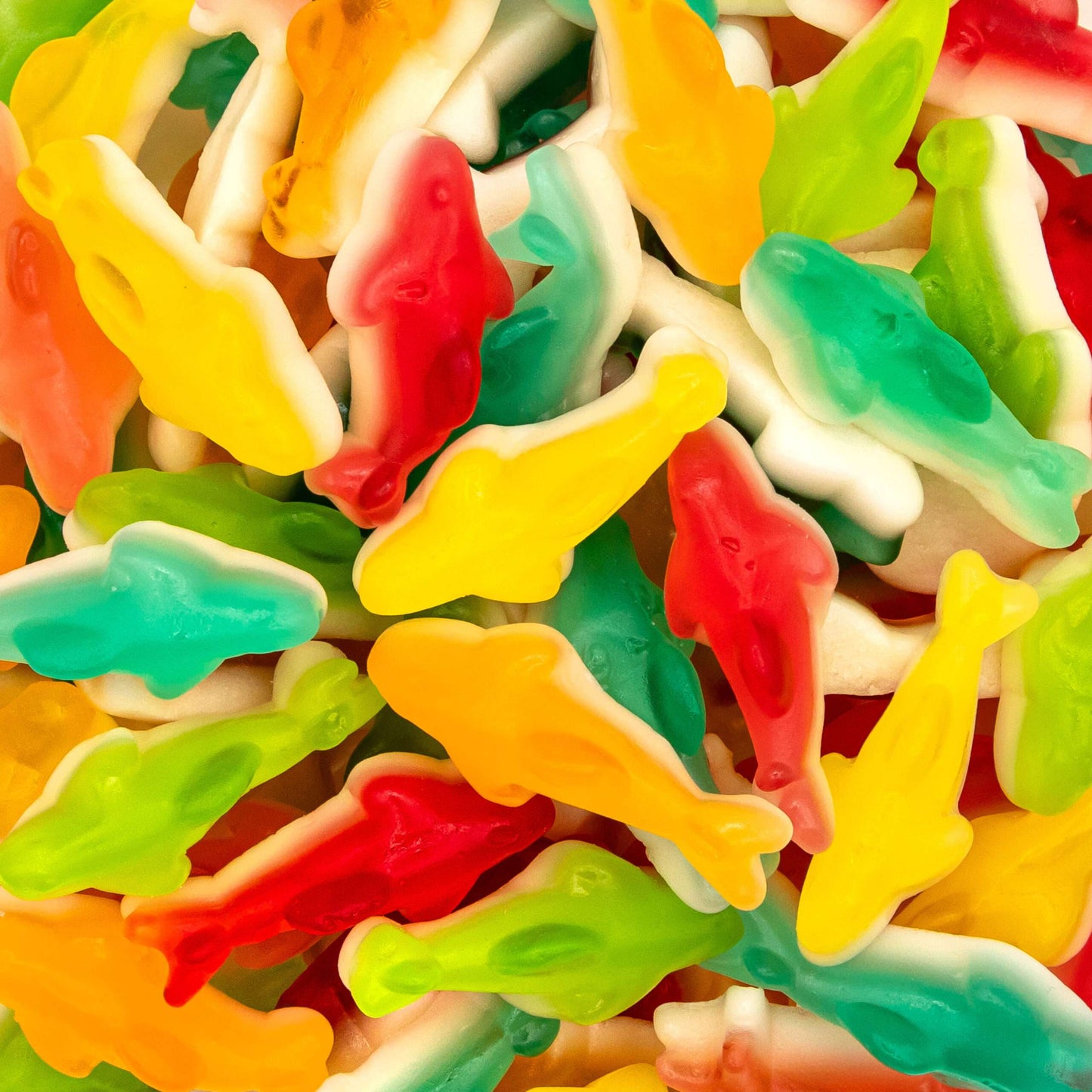 Assorted Gummy Sharks Dye Free 26.4lb