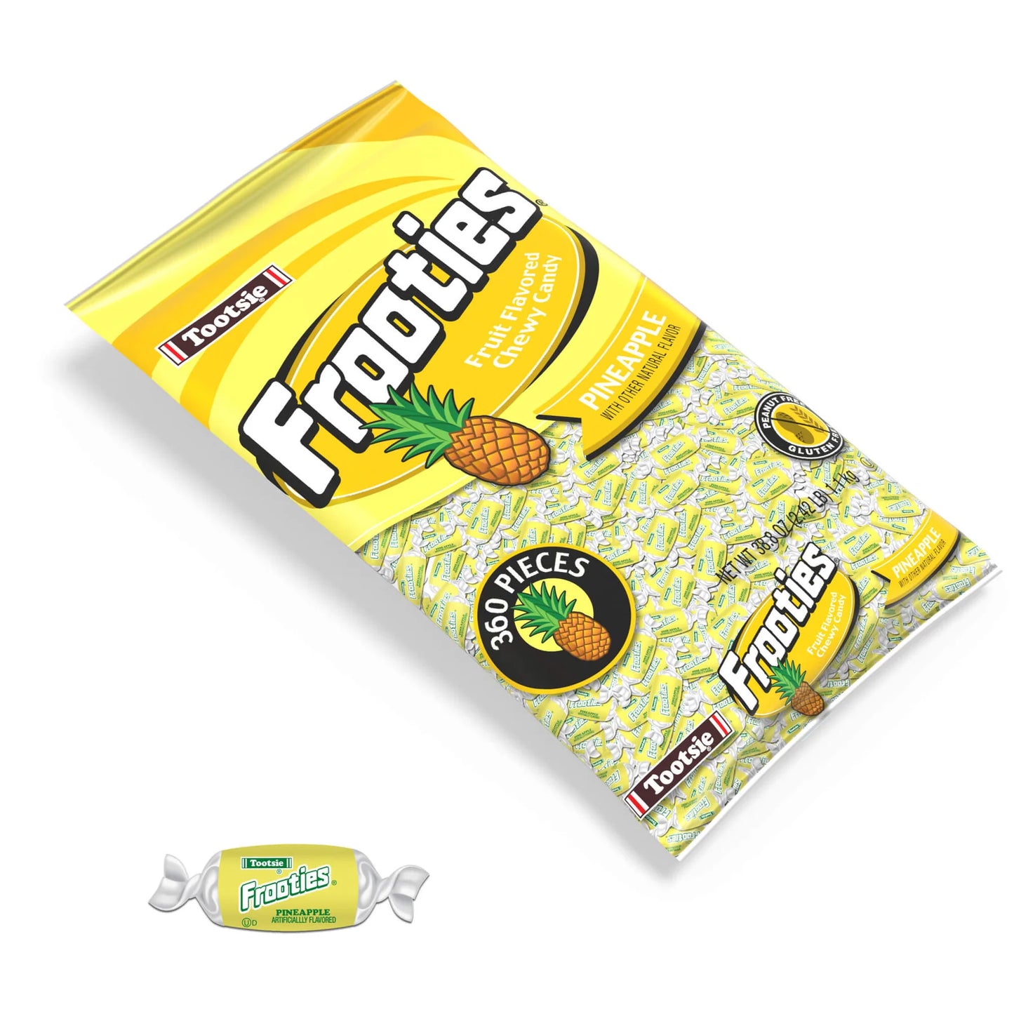 Tootsie Frooties Pineapple 360ct