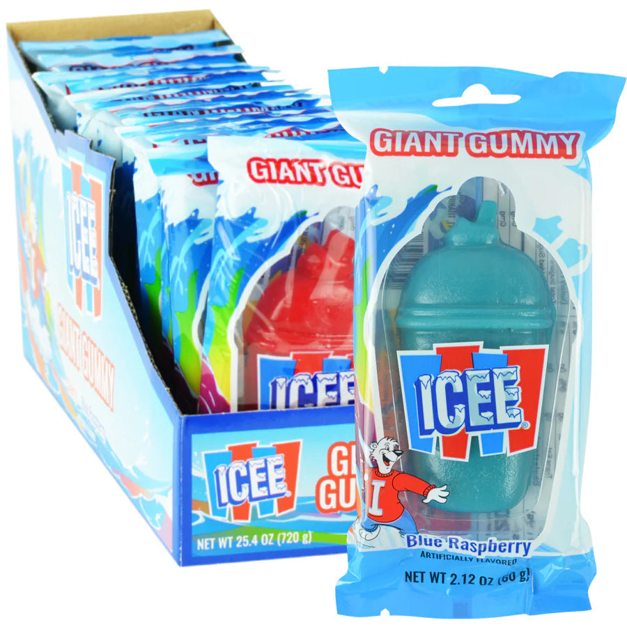 Icee Giant Gummi 2.1 oz Display Box 12ct