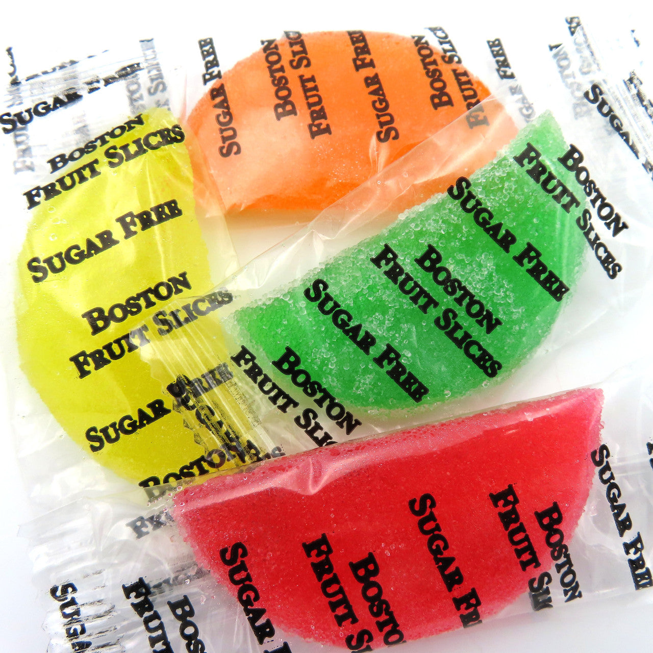 Boston Fruit Slice Sugar Free Wrapped 10lb