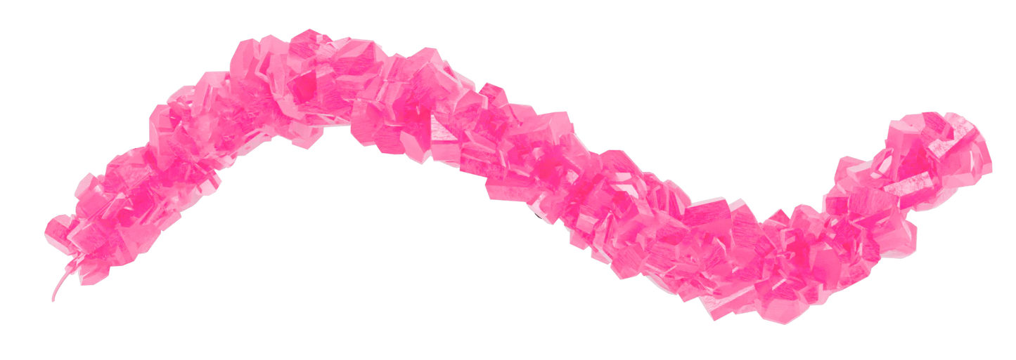 Roses Confection Rock Candy Strings-Cherry 5lbs
