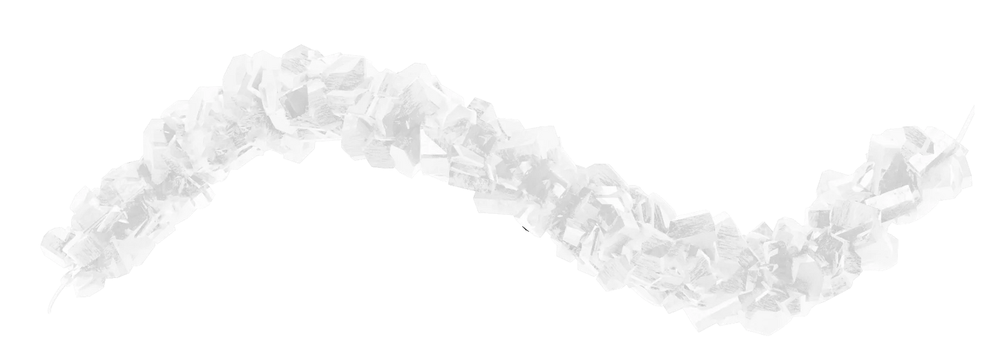 Roses Confection White Rock Candy 5lbs