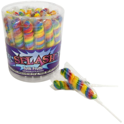 Alberts Color Splash Lollipops Rainbow 30ct