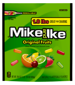 Just Born Mike and Ike Stand Up Bag - Royal Wholesale
