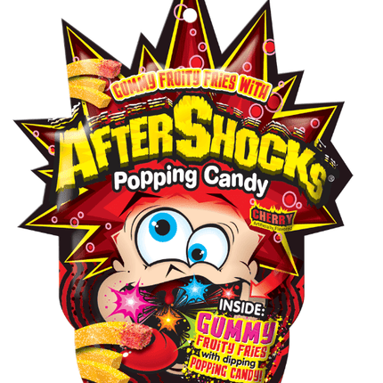 Foreign Candy Company Aftershocks Gummy Fries With Popping Candy Dip 12ct - Royal Wholesale