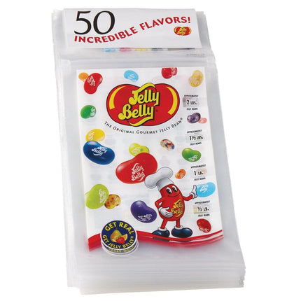 Jelly Belly Zip Tear Off Bags 1000ct - Royal Wholesale