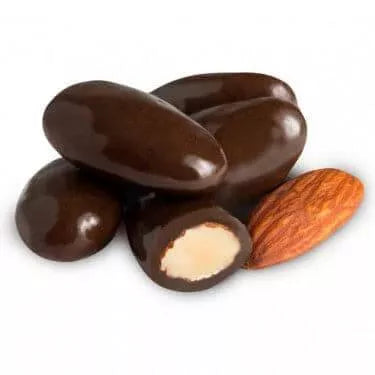 Albanese Dark Chocolate Almonds 10lb - Royal Wholesale