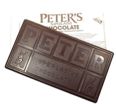 Peter's Burgundy Semisweet Chocolate Block 19 (65 Viscosity) 50 lb CTN - Royal Wholesale