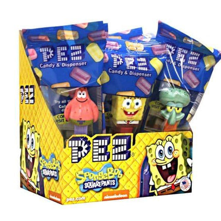 Pez Spongebob Assorted 12ct - Royal Wholesale