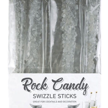 Roses Confection Rock Candy Swizzle Sticks Celebration Wands Wedding Box Silver 3-12ct - Royal Wholesale