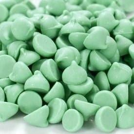 Guittard 700ct Green Mint Cookie Drops 25lb - Royal Wholesale