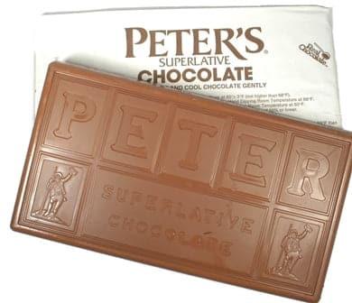 Peter's Glenmere Milk Chocolate Block 44 (150 Viscosity) 50 lb CTN - Royal Wholesale