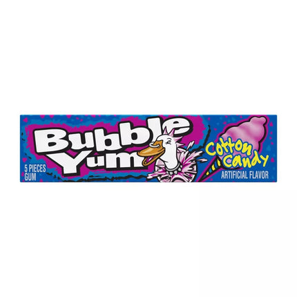 Bubble Yum Gum Cotton Candy 18ct - Royal Wholesale