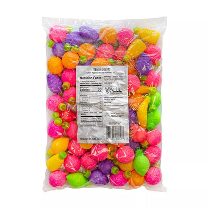 Bee International Novelty Candy Powder Filled Fruit Bag 72ct - Royal Wholesale