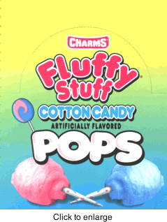 Charms Cotton Candy Flat Pop 48ct
