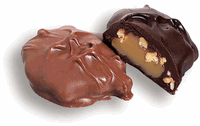 Asher Dark Chocolate Pecan Caramel Pattie 5lbs - Royal Wholesale