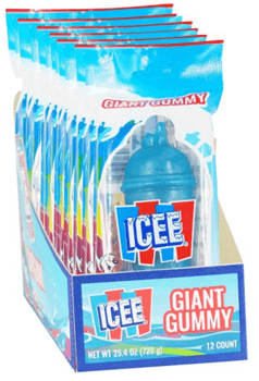 Icee Giant Gummy 2.1oz display Box 12ct - Royal Wholesale