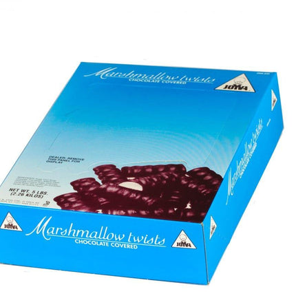 Joyva Dark Chocolate Covered Marshmallow Twists 5lb