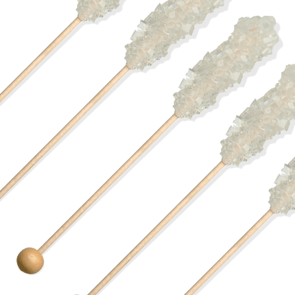 Roses Confection Swizzle Sticks White Unwrapped 72ct.