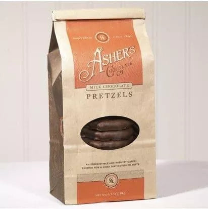 Asher Milk Chocolate Smothered Pretzels Coffee Bags 6.5oz 12ct - Royal Wholesale