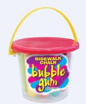 Foreign Sidewalk Chalk Bubble Gum 2.5oz 12ct - Royal Wholesale