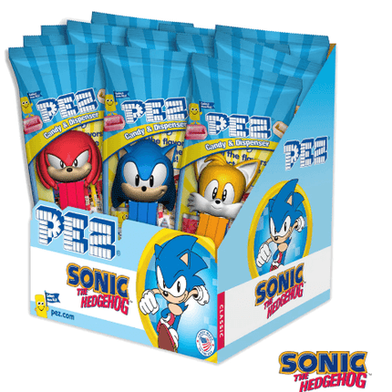 Pez Sonic The Hedgehog Assortment 12ct - Royal Wholesale