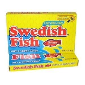 Red Swedish Fish Original 3.1oz Theater Box 12ct - Royal Wholesale