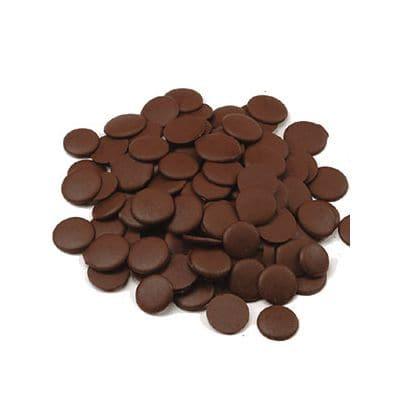 Wilbur #37 Darkcoat Dark Cocoa Confectionary Wafers 135 Viscosity 50lb - Royal Wholesale