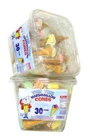Marpro Marshmallow YumYum Cones 30ct - Royal Wholesale