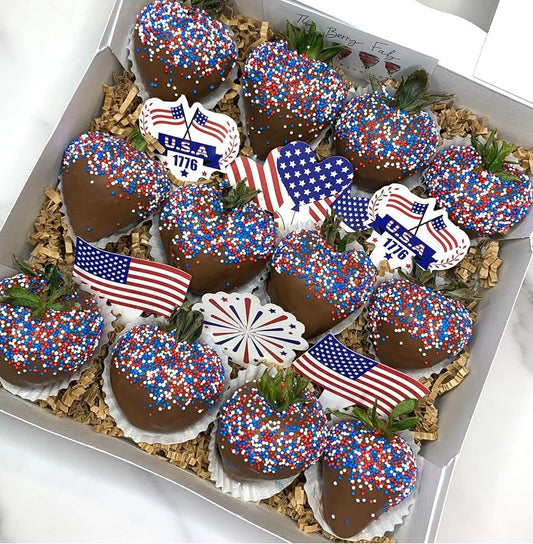 Dip Into Patriotism: Memorial Day Chocolate-Covered Strawberries Made Easy