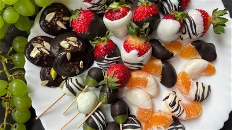 Indulge in the Delight of Homemade Chocolate-Dipped Fruits!