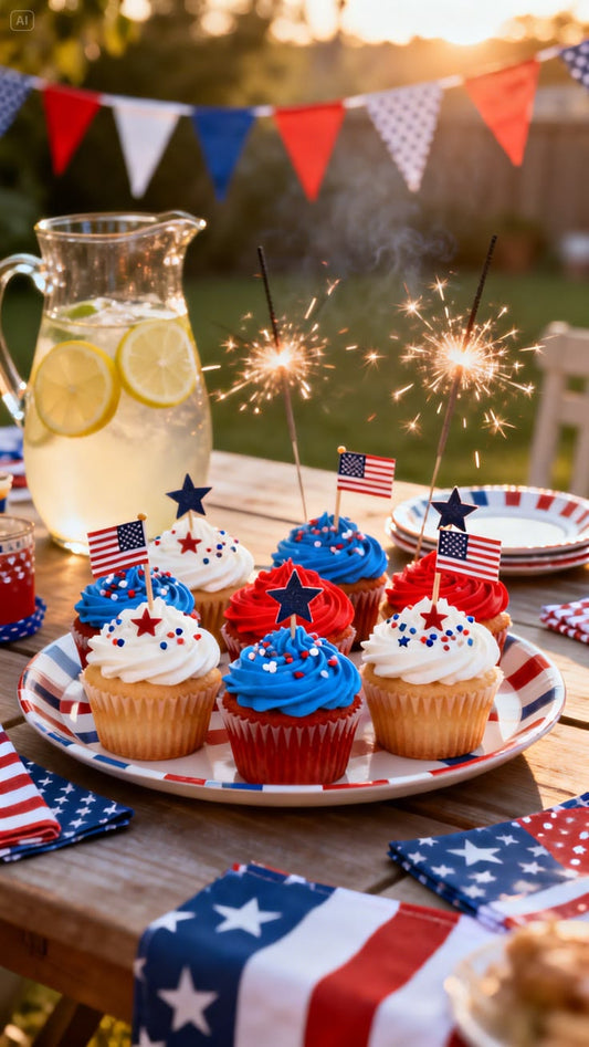 Stars, Stripes & Sweets: Memorial Day Cupcakes Made Better with Candy and Chocolate