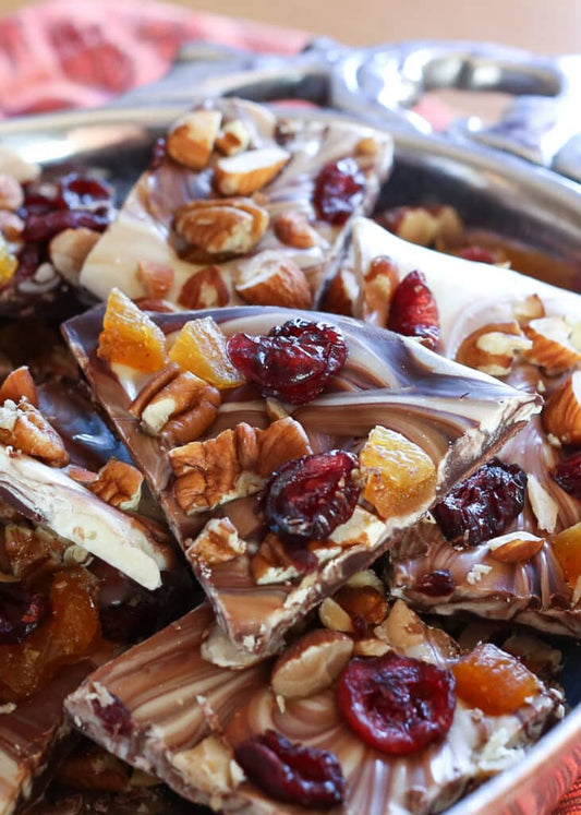 DIY Candy at Home During the Summer: Fruit and Nut Chocolate Bark