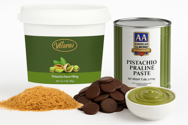 Dubai Chocolate Ingredients