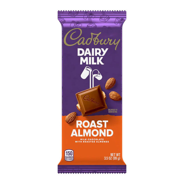 Cadbury Dairy Milk Roast Almond X-Large Bar 3.5oz 14ct