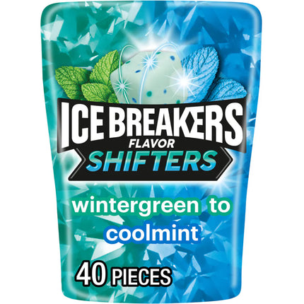 ICE BREAKERS Shifters Wintergreen/Coolmint Flavors Sugar-Free Gum 6ct