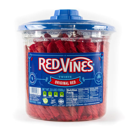 Red Vines Jar Original Red Twists 3.5lb