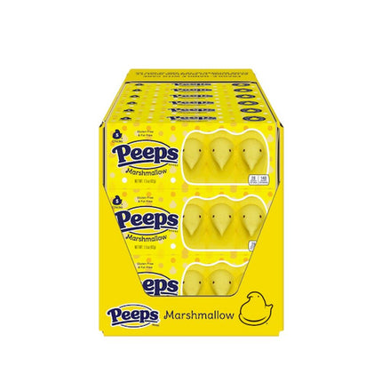 Peeps Marshmallow Yellow Chicks 5ct 24ct