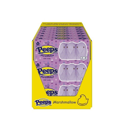 Just Born Marshmallow Peeps Lavender 5pk 24ct