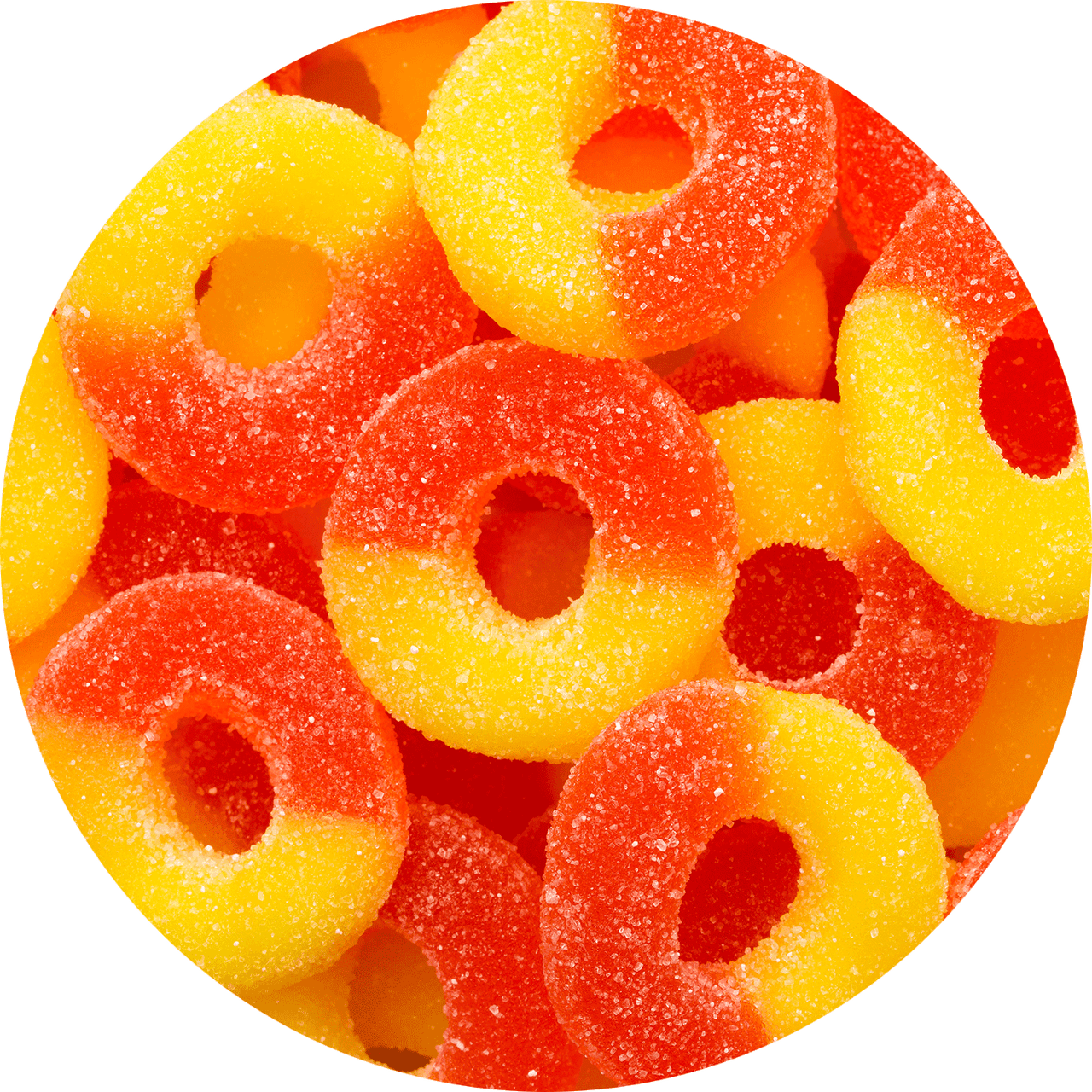Albanese Gummi Peach Rings 4.5lb