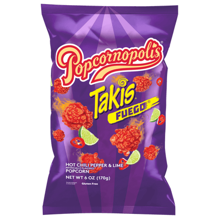 Popcornopolis Takis Fuego Popcorn 2oz 5ct