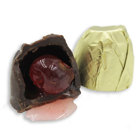 Asher Cordial Cherries Dark Chocolate Gold Foil 6lb